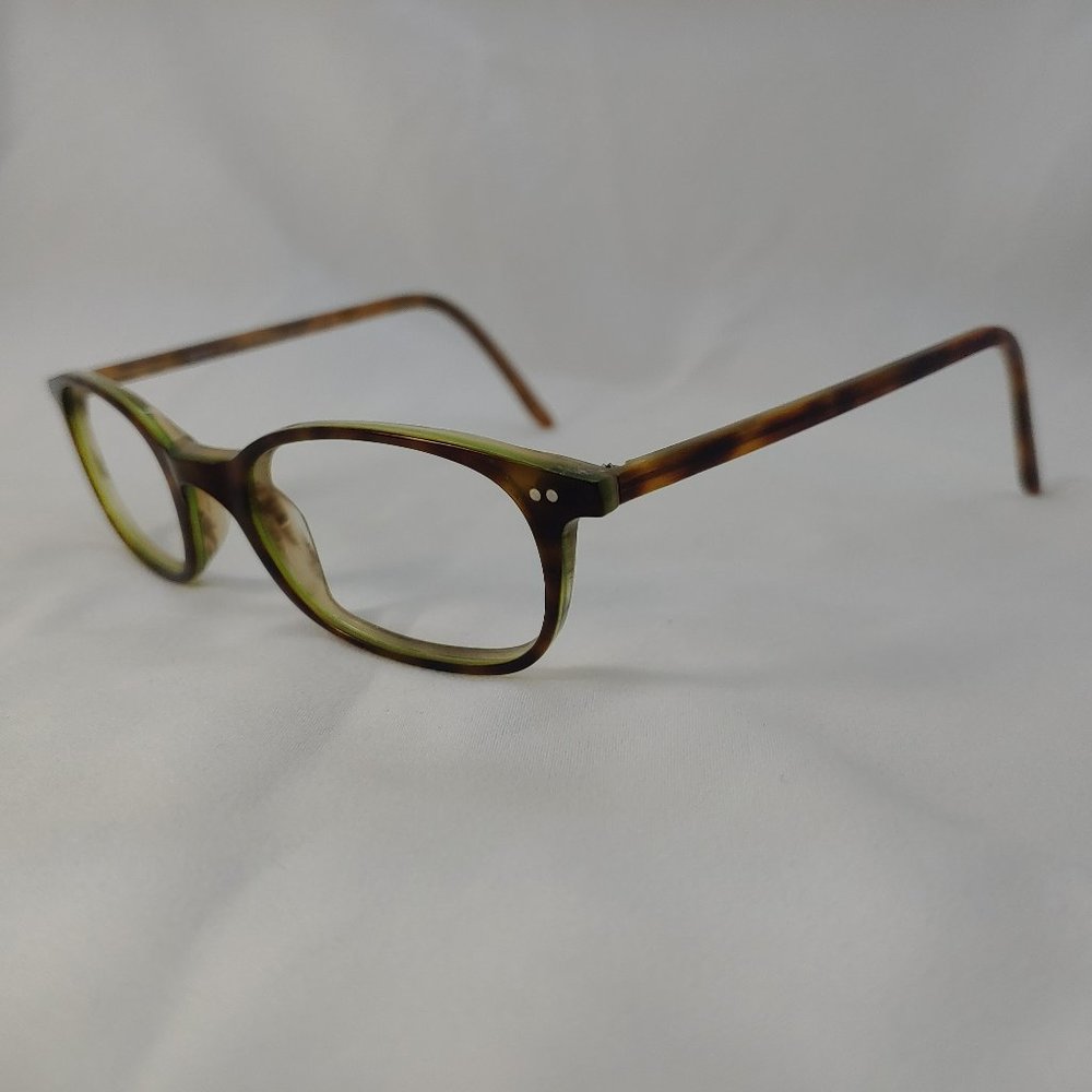 MODO Eyeglass Frames MOD473 Wayfarer Plastic Rims Tortoise Shell Brown Green